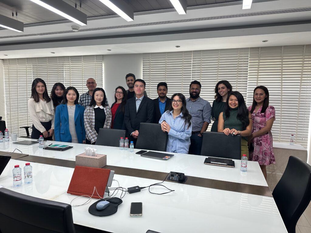UK university MBA students interviewed Accienta's leadership